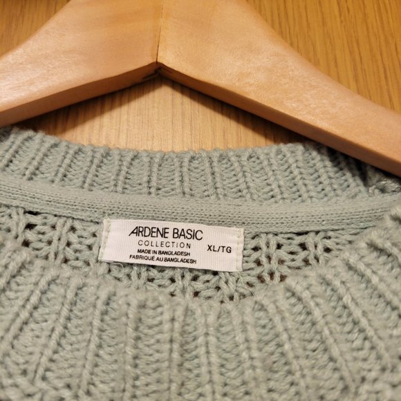 Ardene mint green sweater (XL) - Picture 3 of 4